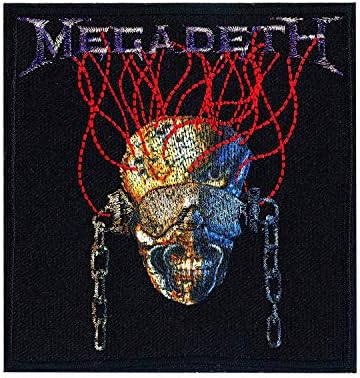 C & D vizionar Megadeth lobanje žice zakrpa, višebojne