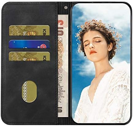 Folio futrola kompatibilna za Samsung Galaxy A02s, Premium PU kožna torbica za novčanik jaka magnetna preklopna navlaka dizajnirana