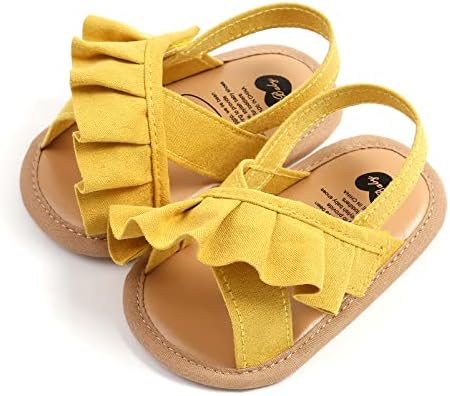 myppgg Baby Boys Djevojke ljetne sandale Neklizajući Meki potplat dječje papuče pamučne krevetić cipele za malu djecu prve šetače
