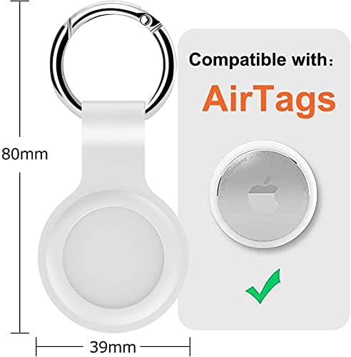 Airtag silikonska zaštitna navlaka Bluetooth zaštitni rukav protiv izgubljenog uređaja pogodan za AirTag privjesak za ključeve airtag bag decoration AirTag oznaka za prtljag anti-scratch i anti-lost zaštitni pufer