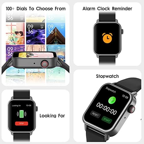 KingStar Smart Watch, 1,69 '' satovi dodirnih ekrana za žene sa monitorom za otkucaje srca Krvni pritisak Krvna kisika SmartWatch fitness sat kompatibilan s Android iPhone i ISO