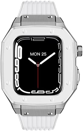 Velore za Apple Watch Band Series 8 Legura CASE CASE 45mm 42mm Metalni okvir Modifikacija modifikacija Mod Dodatna oprema za IWatch