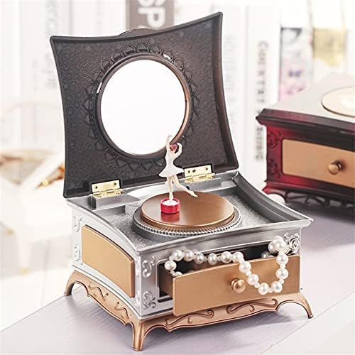 Hmggdd Dancer Roting Music Box Klasična ladica Šminka glazbena kutija za odlaganje nakita za slanje djevojke poklon poklon box poklon