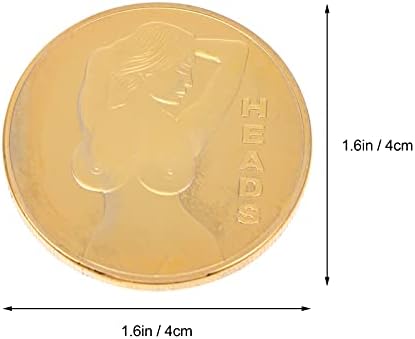 Bestoyard 2pcs Heads Rep Chaillenge Coin Sexy Lady Good Luck Komemorativni novčići kovanice kovanice za muškarce Gold