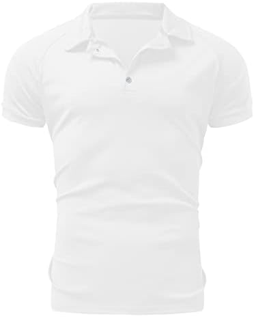 XXBR muške polo majice kratki rukav casual golf vrhovi ljetni atletski sportski tenisni majica s prednjim majicama