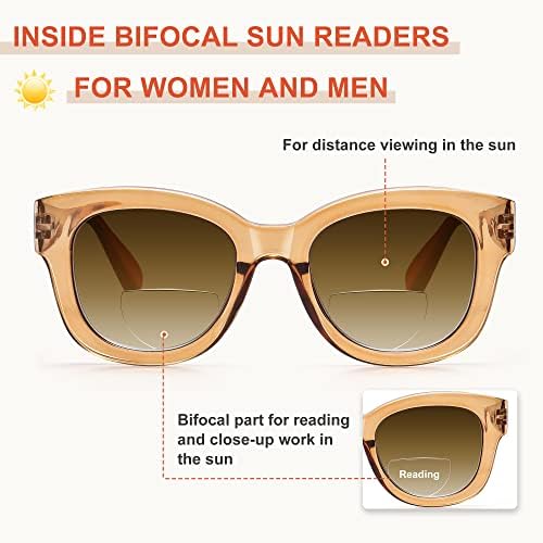 Eyeguard 3 pakovanje čitanje sunčanih naočala i 2 pakovanja bifokalne čitanje sunčanih naočala 2.00