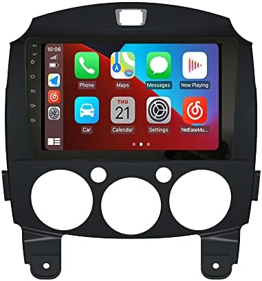 Android 10 Autoradio auto navigacija Stereo multimedijalni plejer GPS Radio 2.5 D ekran osetljiv na dodir forMAZDA 2 2007-2014 Okta jezgro 6GB Ram 128GB ROM