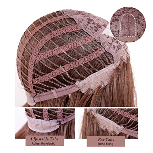 Ženski proizvodi za kosu visokotemperaturna svilena perika evropski i američki stil Crvena Bob glava dame kratka kovrčava perika pogodno za zabave Festivali Cosplay 35cm/14in