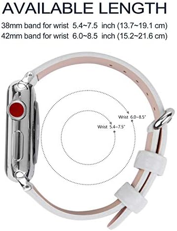 Kompatibilan sa Apple Watch - 38 mm / 40mm / 41mm kožna narukvica na narukvicu s kopčom i adapterima od nehrđajućeg čelika - slatka beba majmuna