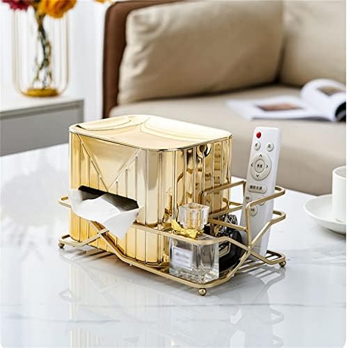 Zhuhw Gold Boja kućna tkivna kutija kuhinjska stola držač salveta Kupatilo WC držač papira Dnevni boravak Tkiva kutija za pohranu