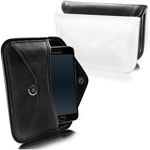 Boxwave futrola za čast 20S - Elite kožna glasnik torbica, sintetički kožni poklopac koverte za kovertu za čast 20s - Jet crni