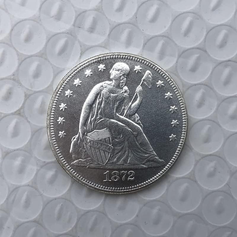 1872 C Američki novčići od mesinga u srebrnim novčićima Antikna zanati inozemne kovanice
