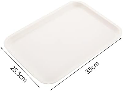 Extra velikih stalka za suđe za šalteru-rezis -Slip ladice Pravokutne ladice posluživanje ladice za hranu koja poslužuje plastičnu