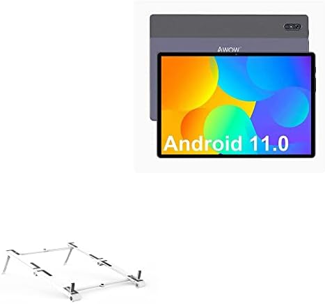 Boxwave Stand i Mount kompatibilan sa AWOW Android 11 tableta Creapd_1009 - džepni aluminijski postolje 3-u-1, prenosiv, multi kutni štand - metalik srebro