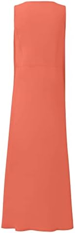 Maxi haljina za žene plus veličine, žensko ljeto 2022 Ležerne modne čvrste pamučne i kratke rukave srednje haljine