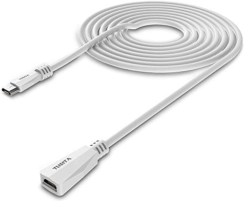 TUSITA Micro USB kabl za proširenje - muški i ženski Produžni kabl zamjena za Blink XT2 vanjski unutarnji dom,solarni Panel sa prstenastim štapićem, Arlo Pro, Zmodo-dodatna oprema za sigurnosne kamere
