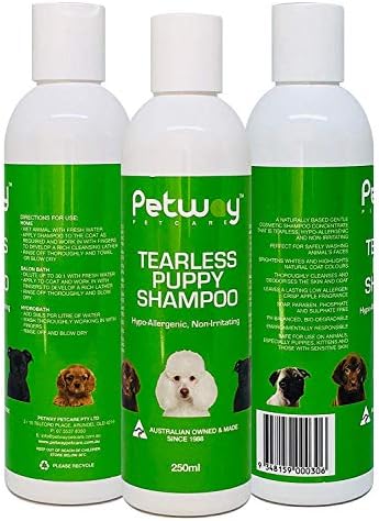PetWay Petcare šampon za štene bez suza za štence i mačiće osjetljive kože, hipoalergen, posvjetljuje i ističe prirodne boje dlake,