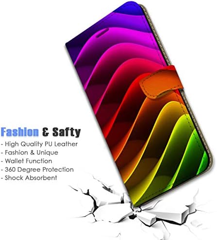 za Samsung S23 Ultra, za Samsung Galaxy S23 Ultra, dizajniran poklopac kućišta telefona sa preklopnim novčanikom, A23015 Abstract