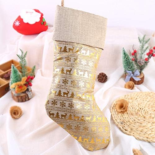Aboofan 1pc Božićne čarape Privjesak Xmas Čarapa za poklon torbe Party Candy Bag Party Favoris