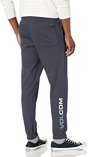 Volcom muški blaquedout opušteni fit fleece tweatpant