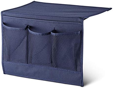 ZXTSWDTS Bedside Storage Torba za zaštitu kreveta Caddy Organizator tablice sa 4 džepa za daljinsko upravljanje, časopisi, telefon