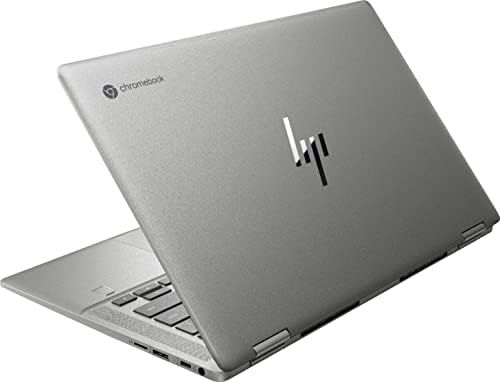 HP 2022 Chromebook X360 2-u-1 14 FHD Laptop sa ekranom osetljivim na dodir, Intel Core i3-10110u procesor, 8GB RAM, 64GB eMMC, Tastatura sa pozadinskim osvetljenjem, Wi-Fi 6, Web kamera, Chrome OS, Mineral Silver, 2-nedeljna IFT podrška