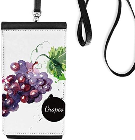 Grožđe voće ukusan Zdrav vodeni kolica Telefon novčanik torbica Viseća mobilna torbica Crni džep