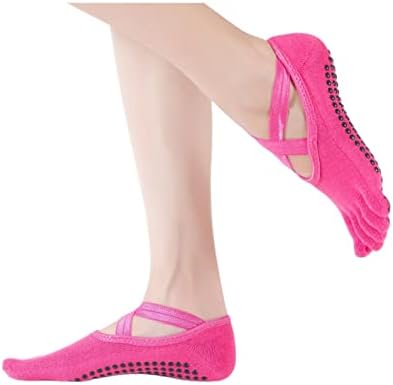Spencial's ženske čarape za žene joge, sa kliznim hvataljkama Bellarina Yoga čarape za pilates, balet, fitnes, ples, 1 par