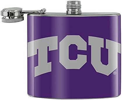 TCU primarni Logo Nerđajući čelik 5oz Hip tikvica za piće