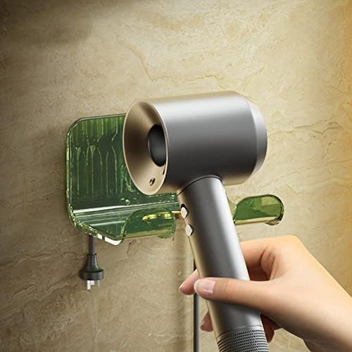 GALAND AIR puhač za puhanje Skladištenje kupaonskog zida zalijepljenje kose zraka za puhanje spremnika za skladištenje praktično zeleno