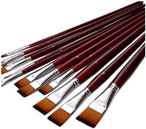 Liruxun dvobojna najlonska ravna peak olovka 12 setova četkica umjetničke vodene četkice za boju četkice