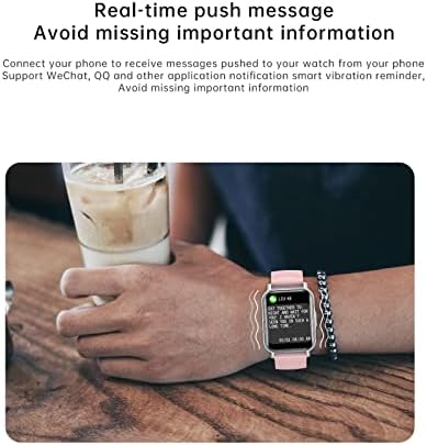 Pametni satovi za žene i muškarce, 1,72 inča zaslon u boji Smart Watch, SmartWatch koji može nazvati i tekst za IOS Android telefon,