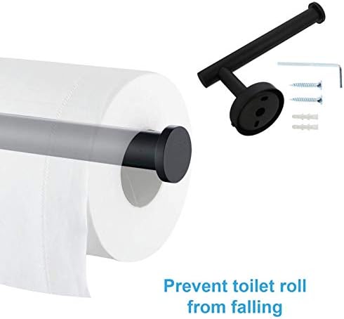 Doitool WC držač tisnog tkiva od nehrđajućeg čelika vertikalni toaletni papir Držač zidna toaletni wc tkivo za vješalica za vješalice za štand za kupatilo Kuhinja Metalni nosač za pohranu