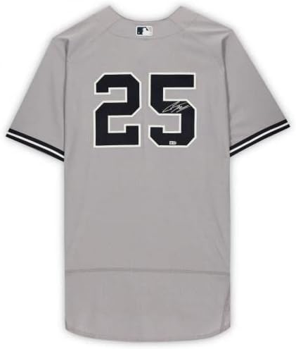Gleyber Torres New York Yankees AUTOGREMIO GREY NIKE Autentični dres - autogramirani MLB dresovi
