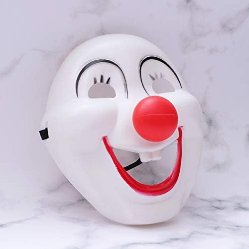 Partykindom 1pc Halloween Clown prerušiti se klovn Smiling Plastic Funny Halloween Masquerade Carnival Kostim Prop prerušavanje dodatne opreme za Božićne banket Proslave favorizova