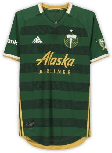 Jaroslaw Niezgoda Portland Timbers Autographing Match-Polovni broj 11 zeleni dres iz sezone 2020 MLS - nogometnih dresova