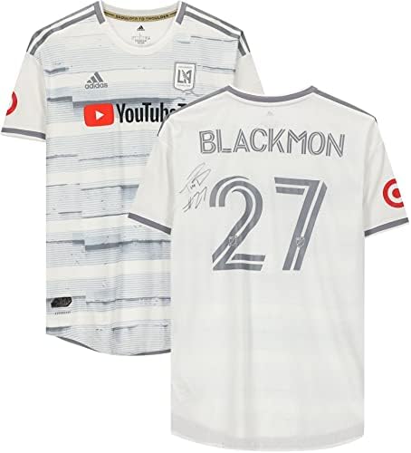 TRISTAN Blackmon LAFC AUTOGREMIONI MAČNI UČEKOVI 27 Bijeli dres iz sezone 2020 MLS - nogometnih dresova