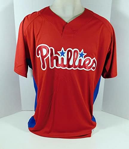 2007-10 Philadelphia Phillies Blank Igra izdana crvenom dresu BP ST 48 DP08640 - Igra Polovni MLB dresovi