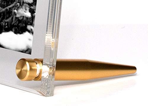 Wexel Art 6x8-inčni dijamantski polirani ošišan rubni stupanj akrilnog tablice plutajući okvir sa zlatnim hardverom za 4x6-inčnu umjetnost i fotografije