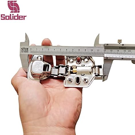 Solider 1 pc šarke hidraulične ormariće od nehrđajućeg čelika šarke šarke za klicanje mekani zatvarač kuhinjski ormar za namještaj Hardver -