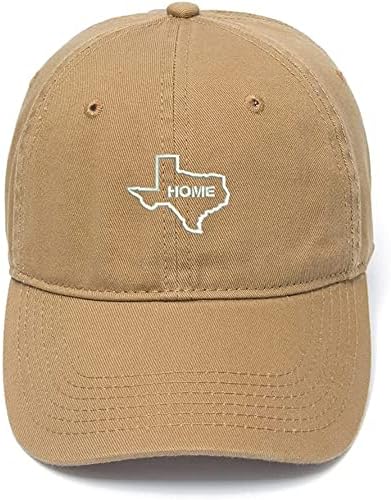 Lyprerazy Muška bejzbol kapa Texas je kućni šešir za vezenje pamučne vezene Ležerne bejzbol kape