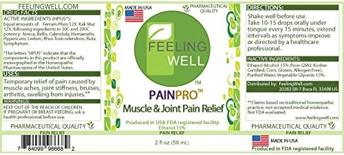 Osjećaj dobro OTC PainPro mišića & amp; zajednički bol Relief 2oz Dropper