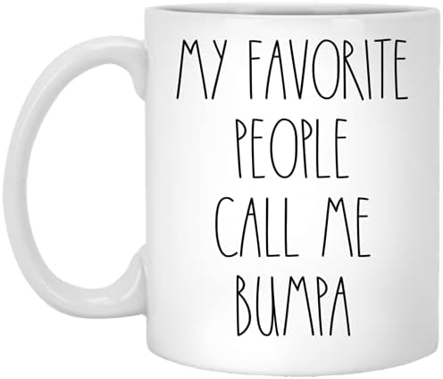 Bumpa - Moji omiljeni ljudi me zovu Bumpa šolja za kafu, Bumpa Rae Dunn Inspired, Rae Dunn Style, rođendan-sretan Božić-Dan očeva,