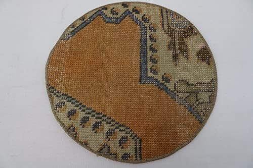 SARIKAYA jastuk Vintage podloga za miša, Set od 6, ručno izrađen, turski ćilim, dekor stola, poklon podmetač za tepihe, dekorativna
