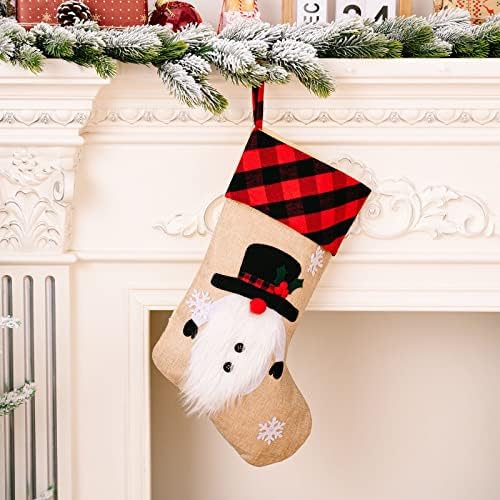 NSQFKALL velike čarape Candy Socks Božićni ukrasi Kućni odmor Božićni ukrasi za crtanje