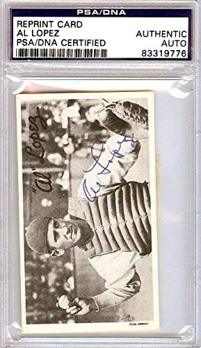 Al Lopez je autogramirao TCMA Reprint Card Pittsburgh Pirates PSA / DNK 83319776 - MLB autogramirane bejzbol kartice