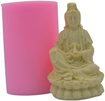 Monqui Buddha silikonski sapuni kalupi za svijeće Kalupi Art Craft Kalupi