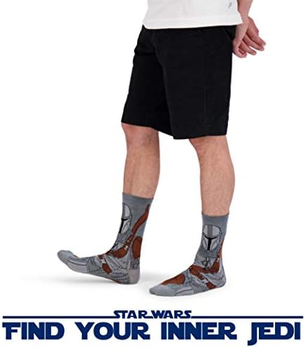 Hyp Baby Yoda Star Wars čarape Mandalorian dječije Grogu čarape za muškarce i žene odrasle / 4 par čarapa za posadu u poklon kutiji Star Wars