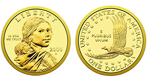 2000 S Sacagawea Intive američki dokazni američki novčić DCAM GEM Moderni dolar $ 1 $ 1 Other DCAM US Mint
