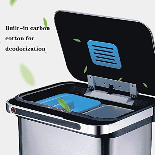 Chysp smeće sortiranje smeća može domaćinstvo pametno smeće može sa poklopcem od nehrđajućeg čelika Kuhinja Indukcija kante za smeće može smetati za spavaću sobu